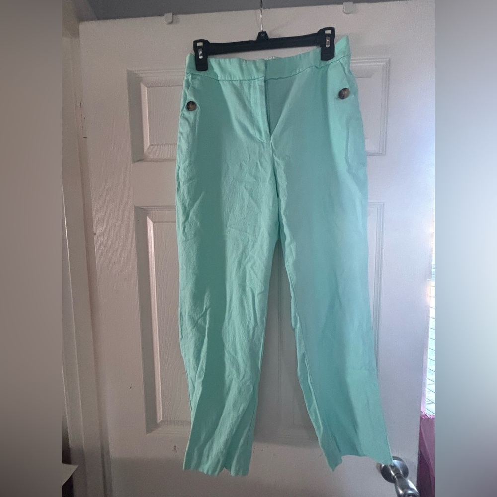 Linen blend pants size 8